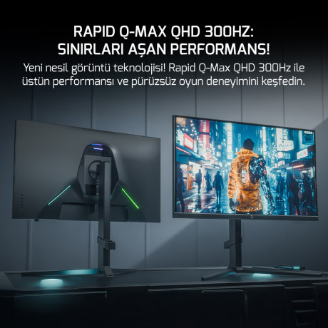 27 GAMEPOWER RAPID Q-MAX 300HZ QHD 0.5MS MONITOR